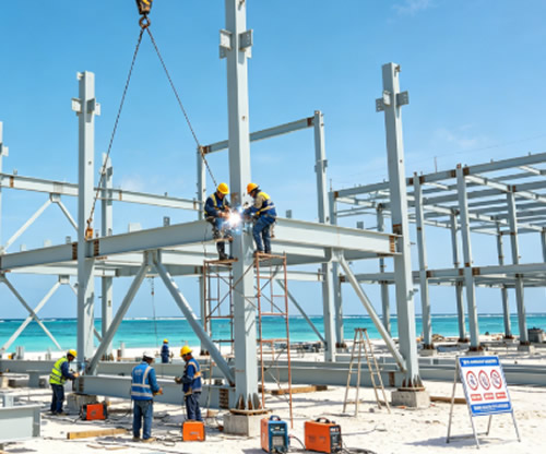 Maldives DFC-B240002-13 Steel Structure Project